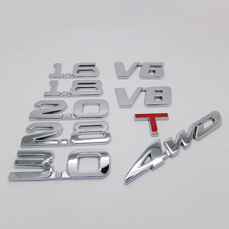 Бампер Стикеры металлическая эмблема наклейка сзади Отделка багажника знак