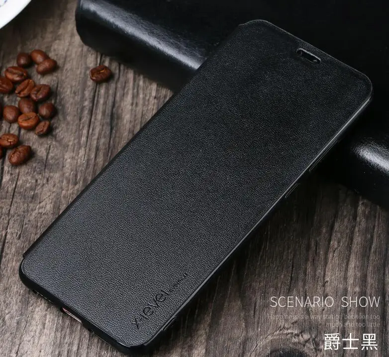 Черный X-Level кожаный флип-чехол s для huawei P30 P20 P10 mate 30 mate 20 10 Pro Plus Lite ультратонкий деловой кожаный чехол - Цвет: Черный