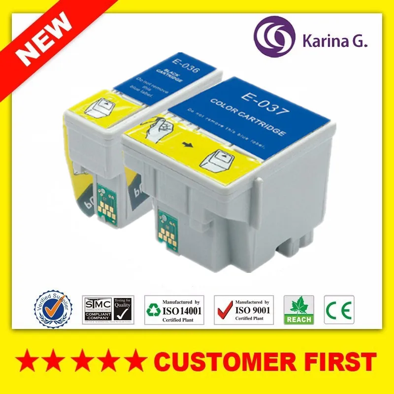 

Compatible Ink Cartridge for T036 T037 suit For Epson Stylus C42UX C44UX C46 etc.