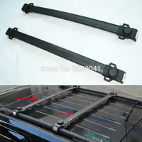 2x Aluminium+ABS Car Styling Accessory Roof Rack Cross Bars Luggage Carrier for Jeep Patriot 2011 2012 2013 2014 2015 2016