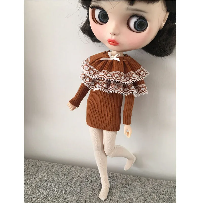 1 шт. симпатичная 1/6 Blyth Одежда для кукол Outifts для Barbies, Azone S, Obitsu 24 кукольные аксессуары