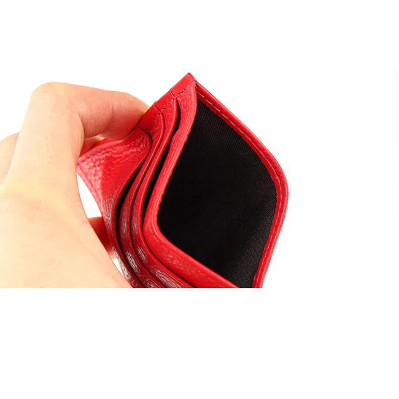 Кевин Юнь дизайнерский бренд из натуральной кожи тонкий держатель для кредитных