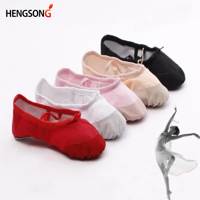 

New Child Ballet Pointe Dance Shoes Girls Professional Ballet Dance Shoes With Ribbons Shoes Woman Soft Dance Shoes Girls