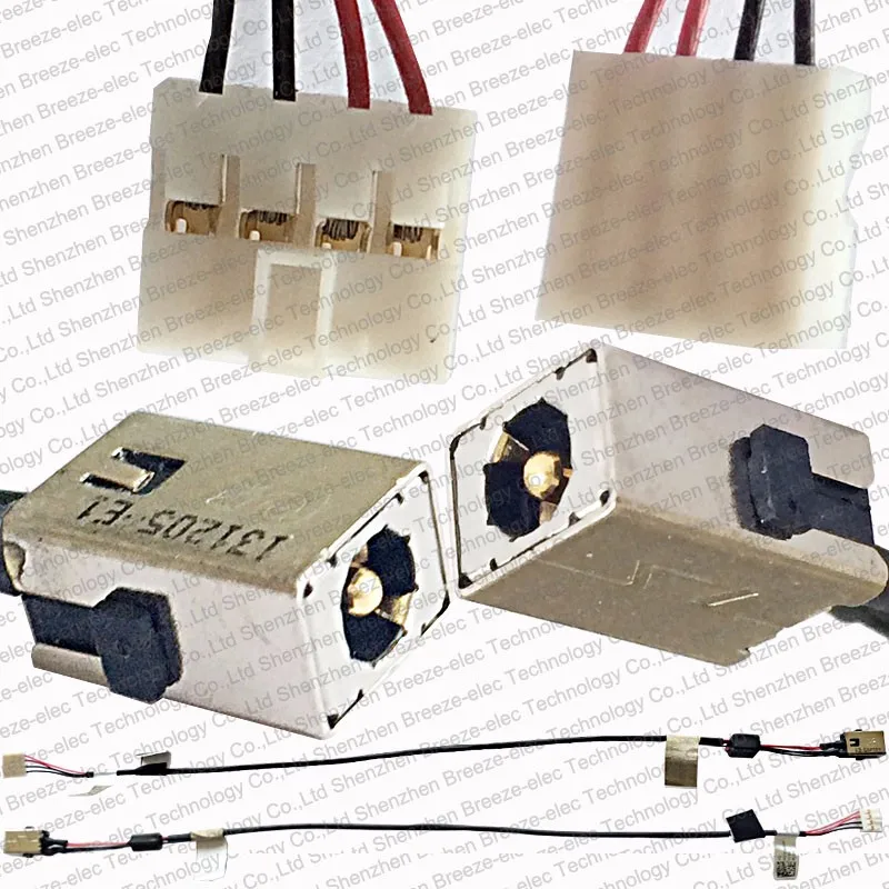 Оригинальный разъем питания постоянного тока для ноутбука Штекерный кабель TOSHIBA