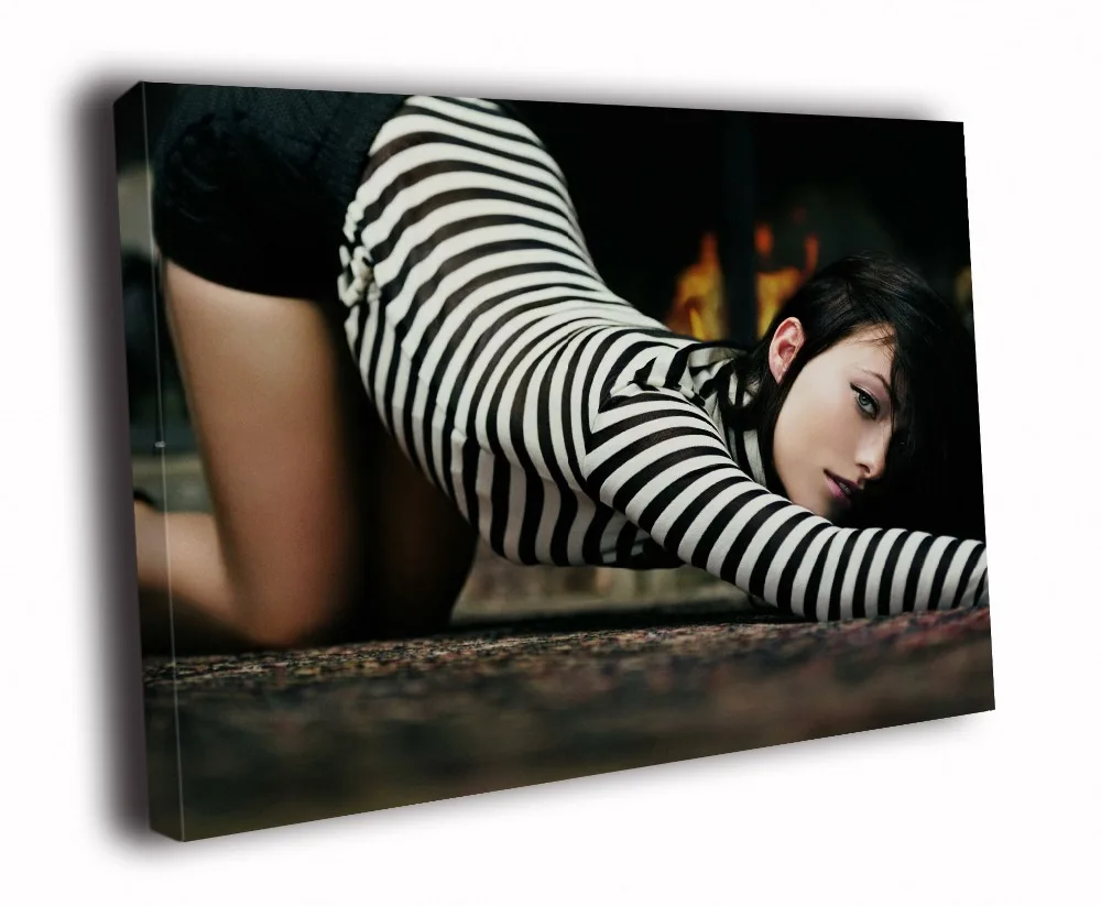 HD холст печать живопись-Оливия Уайлд горячая девушка арт D4366 | Дом и сад