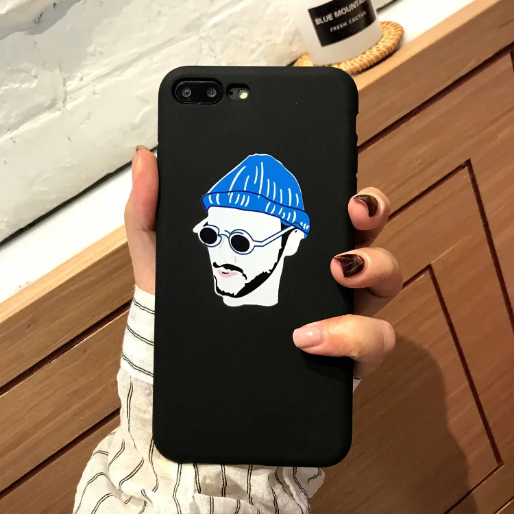 Funny lovers Phone Case For iphone 5 5s se 6 6s 7 8 plus X XS MAX XR Cover Cute cartoon couples Soft TPU Cases | Мобильные телефоны