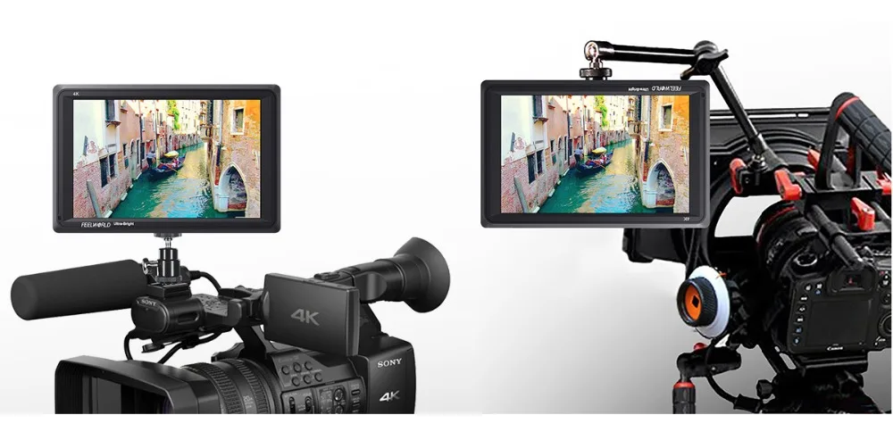 FEELWORLD FW279 7 дюймов 4 к монитор на камеру поле DSLR монитор Full HD 4 к HDMI для Nikon sony Canon Dslr Manitor мониторинг