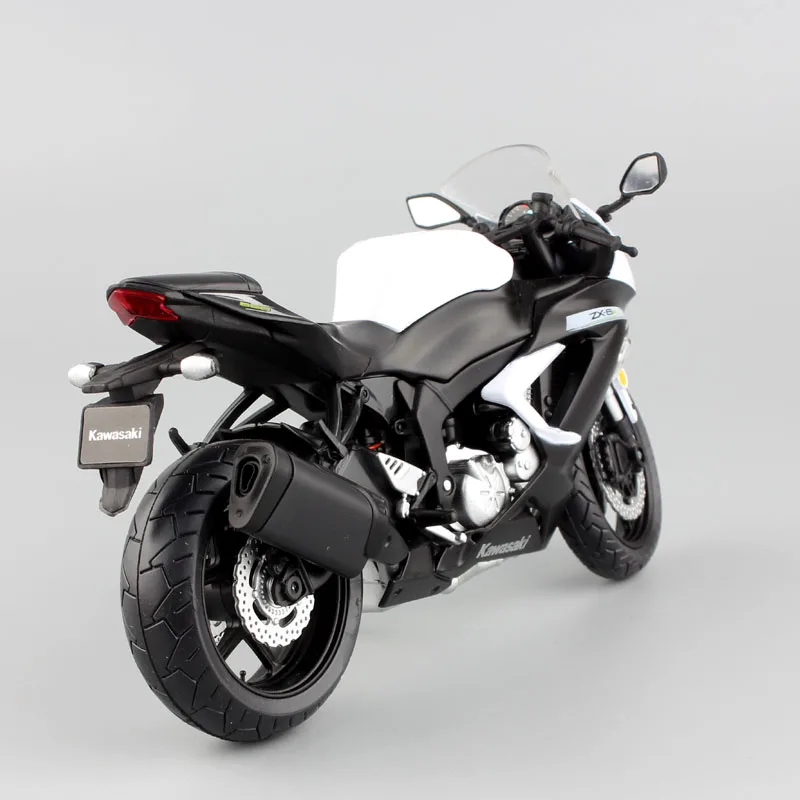 1:12 Масштаб Мини Кавасаки ниндзя ZX-6R спортивный велосипед металлический мотоцикл литье под давлением Спортивная шоссейная Модель Коллекция автомобилей игрушка для детей
