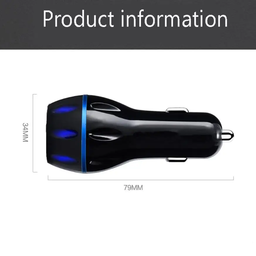 Франшиза двойной USB 12 V 24 3.1A мобильный телефон автомобильное зарядное устройство