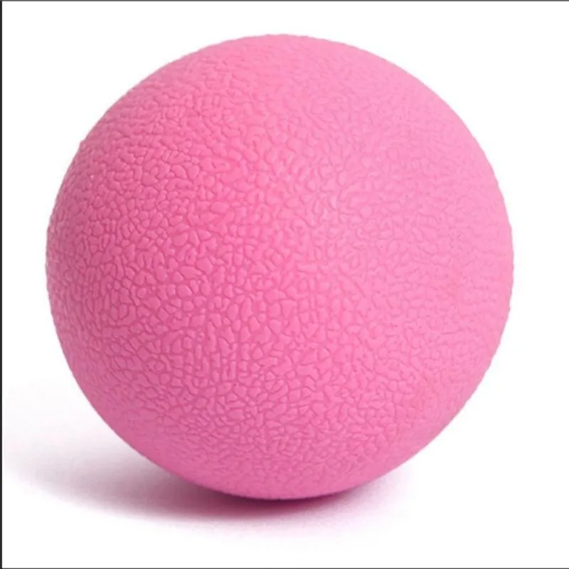 Pink 6,35 см мяч для Лакросса подвижный Миофасциальный триггер точечный релиз массаж тела Йога Фитнес Мячи - Цвет: Pink