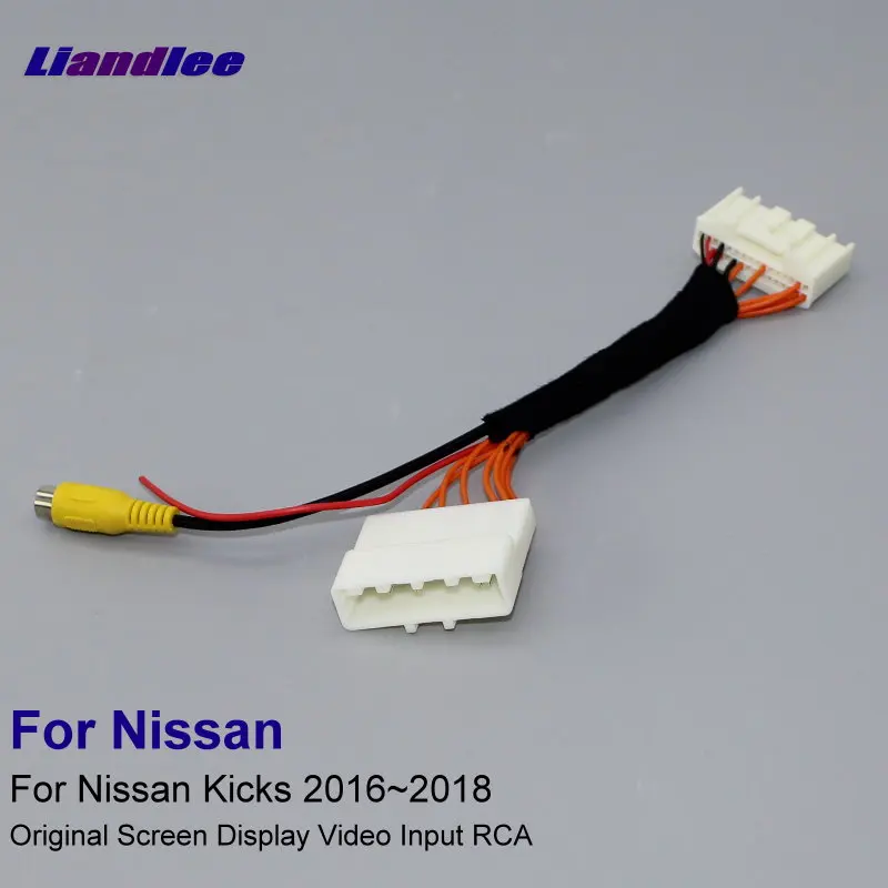 Переходник RCA для Nissan Kicks с возможностью поворота на 360 градусов всех парковочных