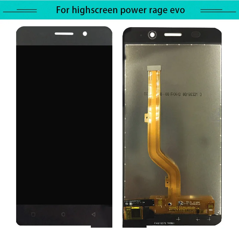 Протестировано 1 шт. для Highscreen Power Rage evo Полный ЖК дисплей в сборе комплекте с