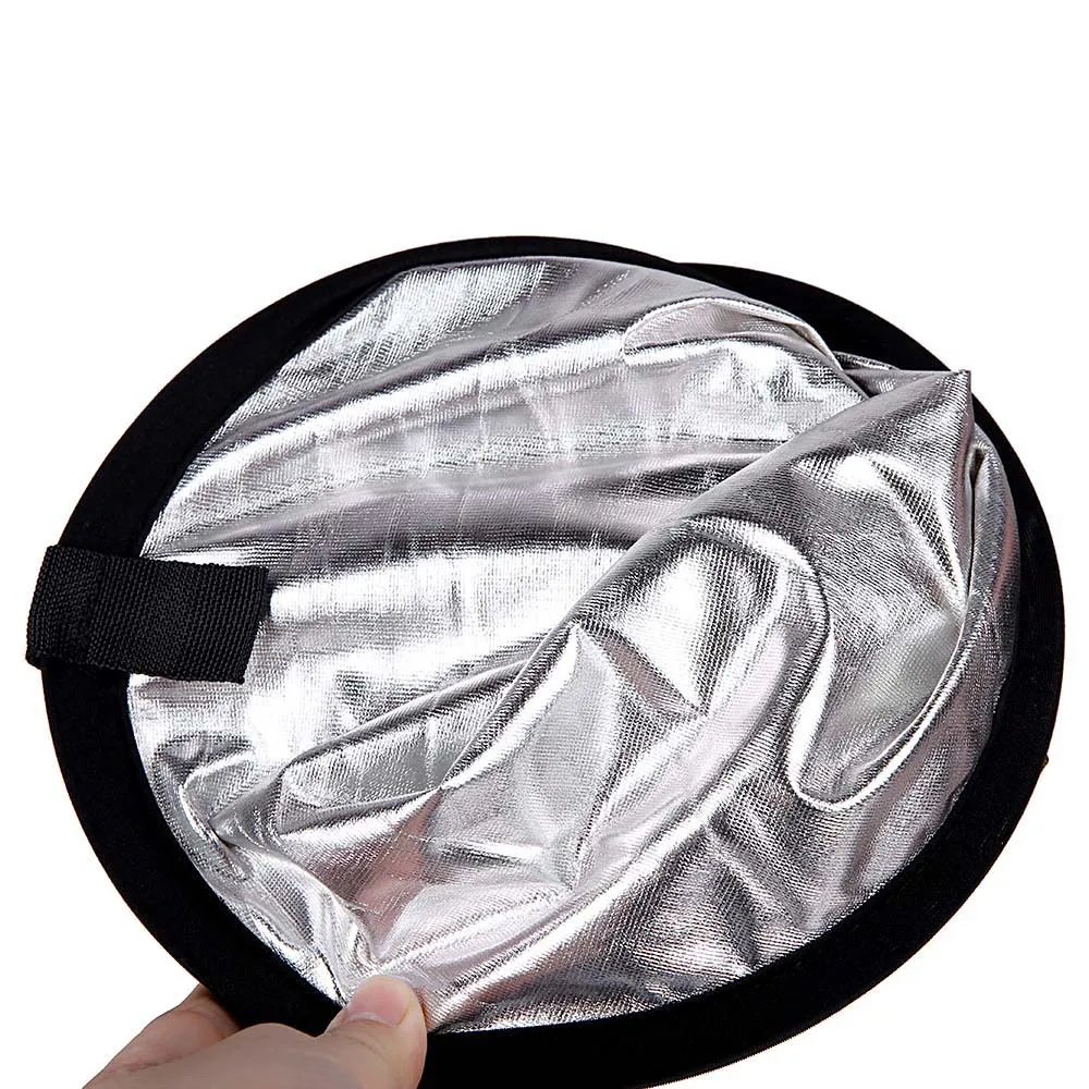 80cm 2in1 Gold/Siliver Collapsible Photograph Round Light Reflector with Bag for Studio/any Photography Situation Camera | Электроника