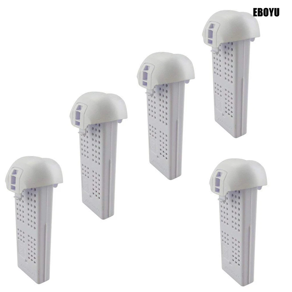 EBOYU 5 шт. * Syma X22 X22W сменный аккумулятор 3 7 в 400 мАч 25C Литий полимерный для RC Quadcopter