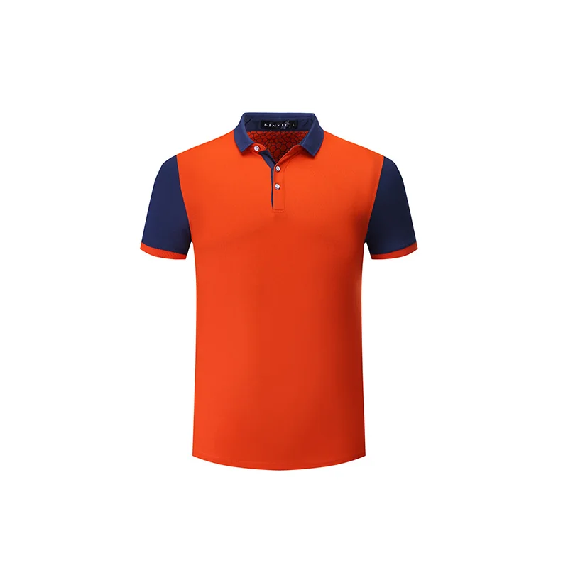 Orange Adhemar дышащая рубашка для гольфа модная футболка для мужчин с воротником короткий рукав на открытом воздухе спортивная одежда для женщин - Цвет: Orange