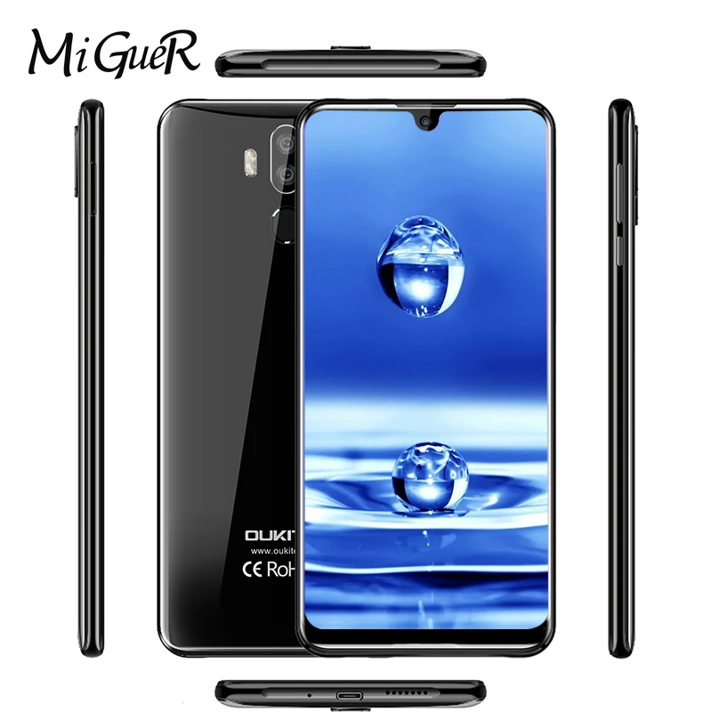 OUKITEL K9 водонепроницаемый 7 12 &quotFHD + 1080*2244 16MP 2MP/8MP смартфон 4 Гб 64 Face ID 6000 мАч 5В/6A