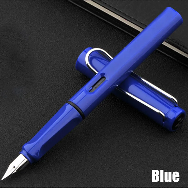Plastic Blue Классический дизайн, Al Star, металлическая перьевая ручка, роскошный бизнес подарок, ручка для письма, купить 2 ручки, отправить подарок - Цвет: Plastic Blue