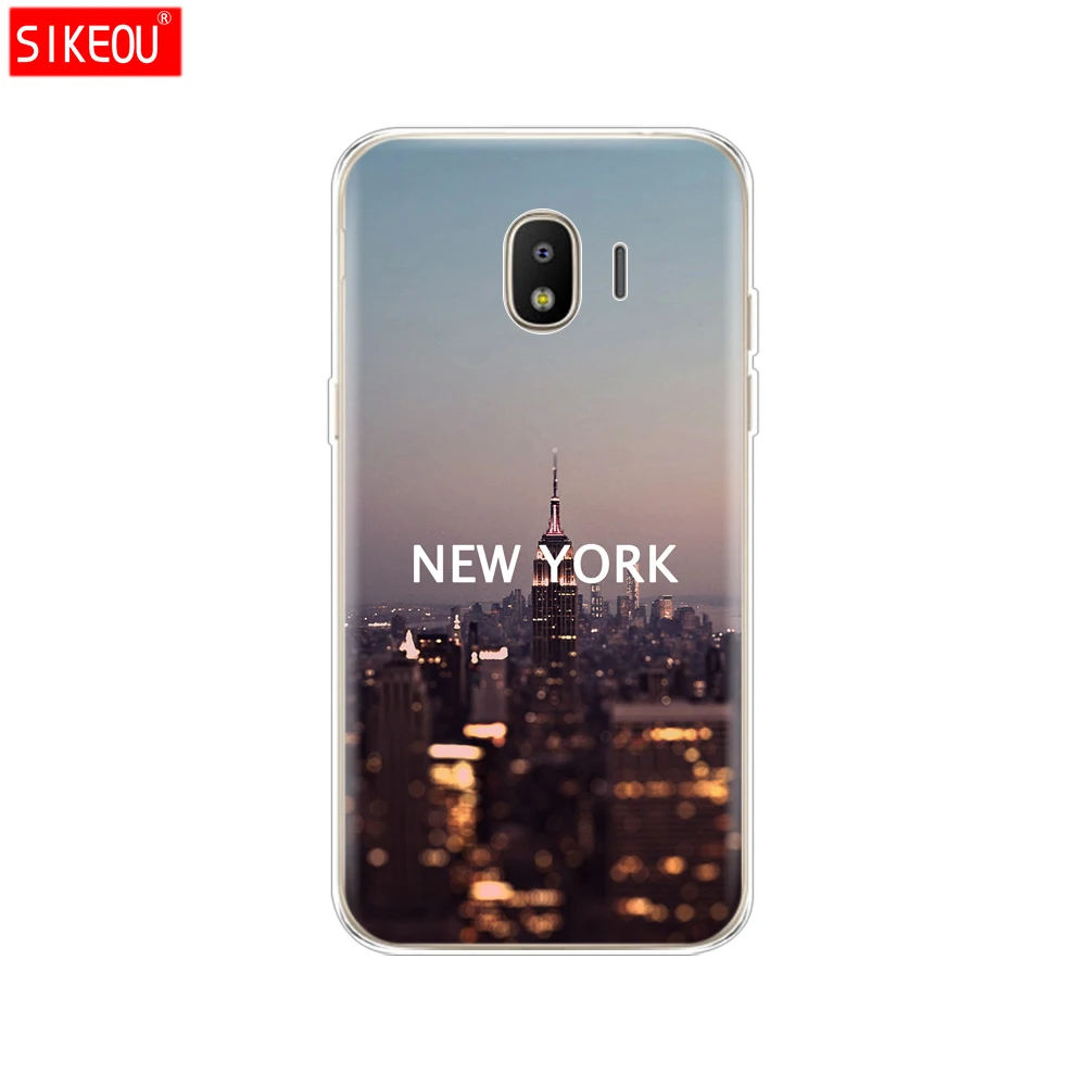 Силиконовый чехол для телефона Samsung Galaxy J3 J5 J7 2017 J330 J530 J730 PRO j2 2018 New York City|Бамперы| |