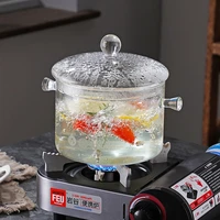 1 5l1 6l nordic biaural household transparent pot with high temperature resistance