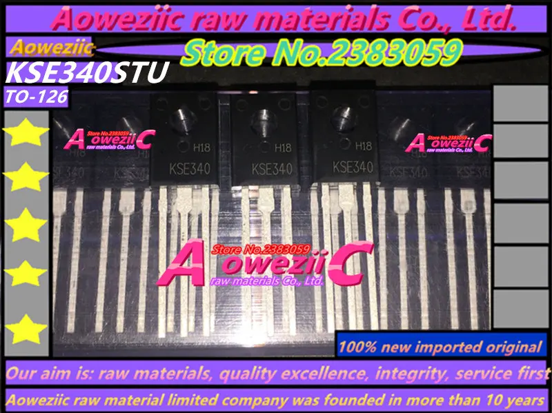 Aoweziic импортный KSE340 KSE350 KSE340STU KSE350STU triode TO-126 усилитель для трубка, усилитель мощности IC