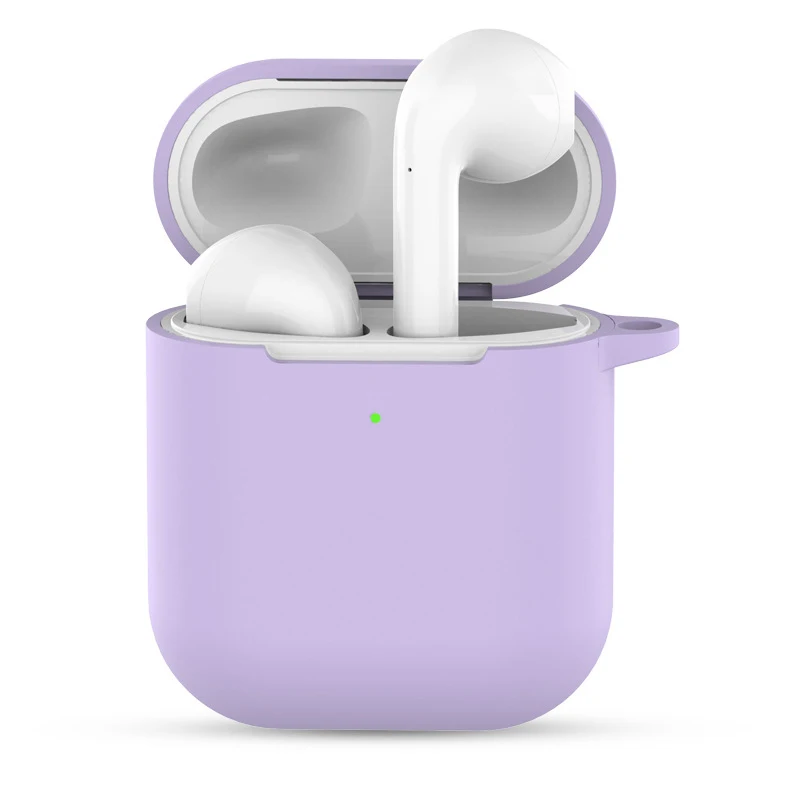 5 Чехол для наушников Apple AirPods 2 силиконовый чехол беспроводные Bluetooth наушники Air Pods защитный чехол для AirPod Silm чехол - Цвет: 5