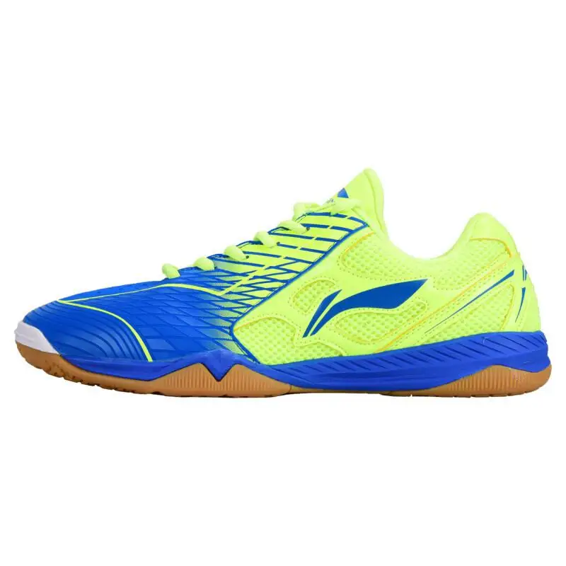 Новое поступление, Li-ning, мужская сборная обувь для настольного тенниса, анти-скользкая эластичная лента, профессиональные кроссовки - Цвет: APTM001