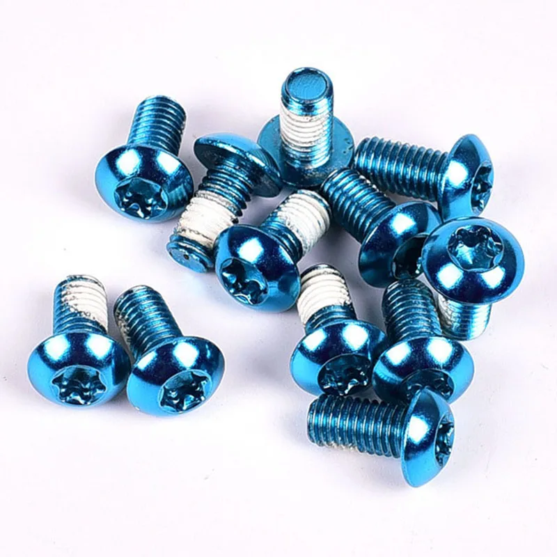 12 шт. велосипедный велосипед MTB велосипед T25 Torx m5x10мм дисковый тормоз ротор болты для тормозов винты для дисков для горного велосипеда аксессуары