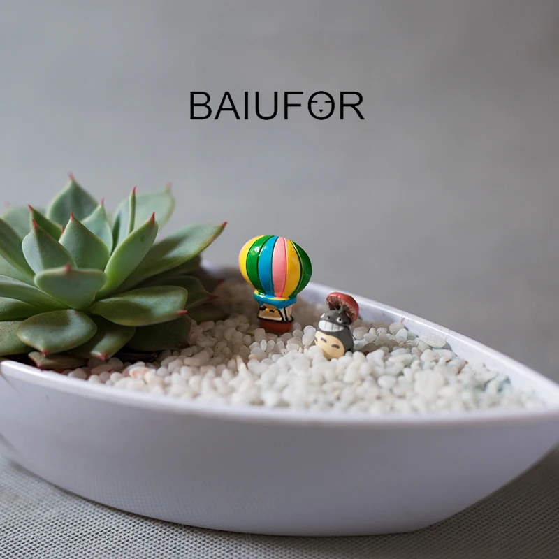 BAIUFOR Miniatures &amp Figurines Hot Air Balloon Scrapbooking Mini Garden Miniature Succulents Plant Decor Terrarium Accessories | Дом и сад