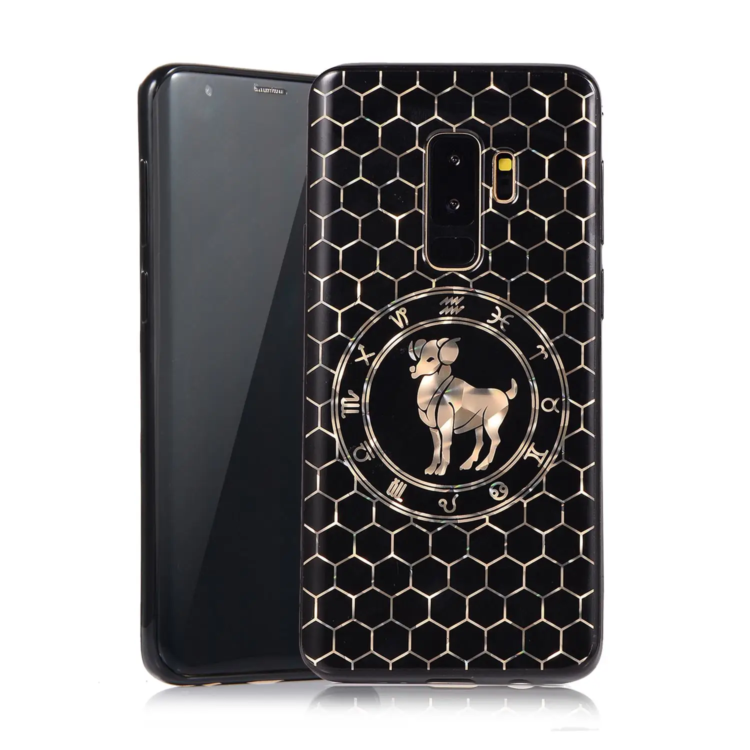 Kerzzil Созвездие Чехлы для телефона с покрытием Samsung S9 Plus TPU Глянцевая Мягкая