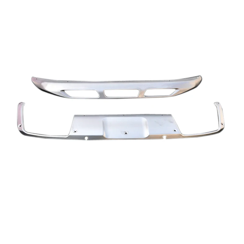 Stainless Steel Car Front &amp Rear Bumpers Skid Bumper Cover Protector Molding For Peugeot 3008 GT 2016 2017 2018 styling | Автомобили и