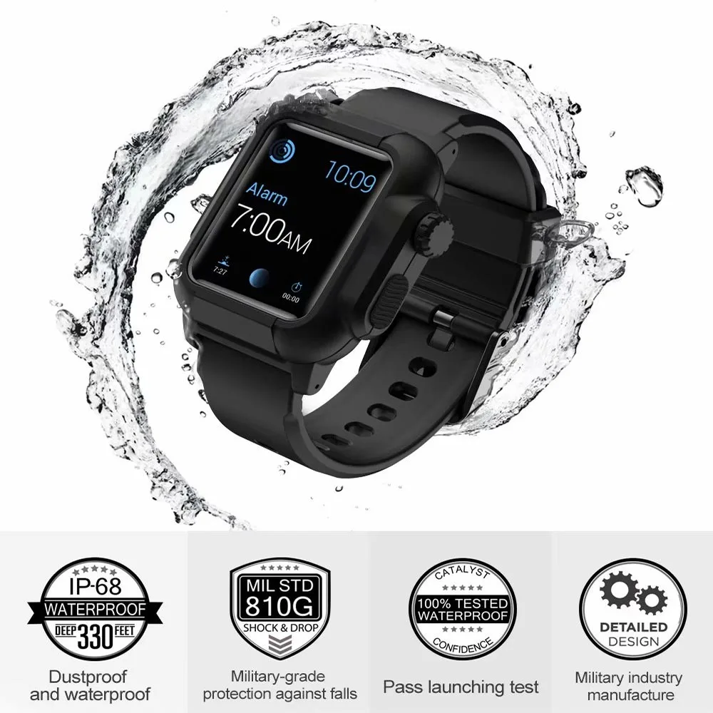Ремешок силиконовый для Apple Watch Band Series 6/5/4/3/2/SE спортивный мягкий