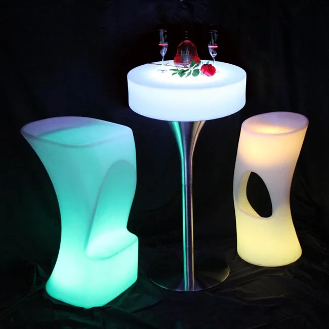 

SK-LF21 (D66*H105cm) LED Bar Furniture Cocktail table with 24 keys remote control for Bar Hotel Club Party free shipping 1pc