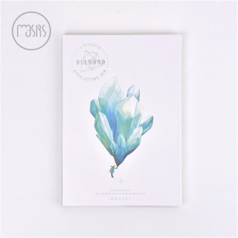 

New Cute notebook school Diary 96 sheets Horizontal line paper Notepad Creative Trends Note book Office school supplies gift