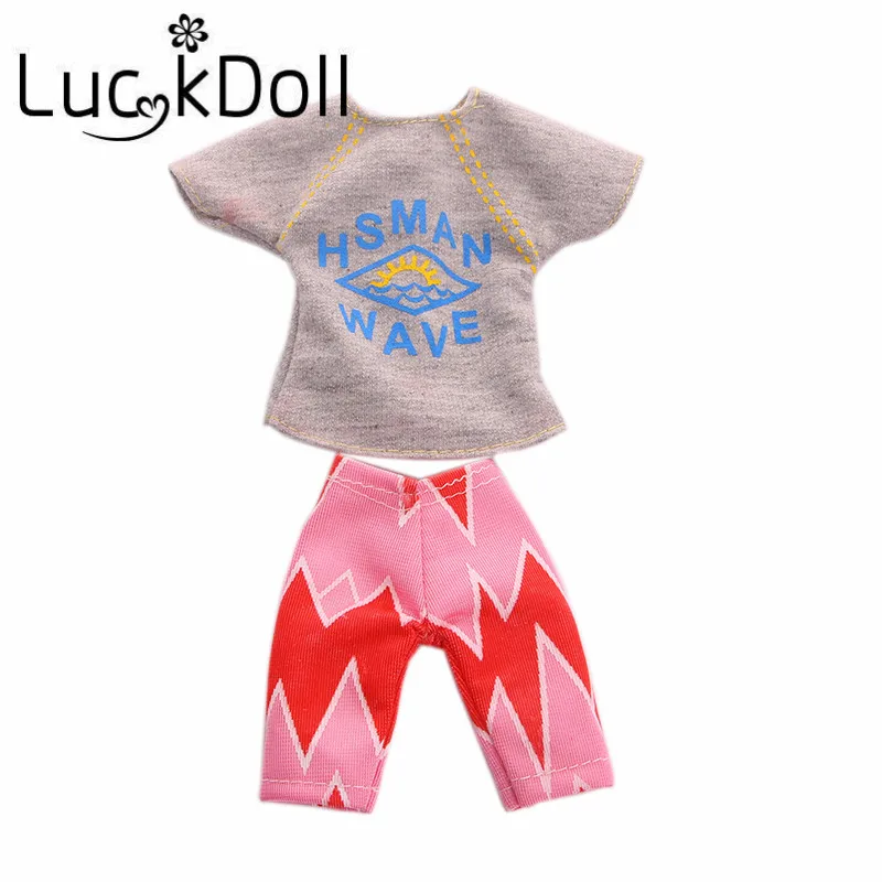 LUCKDOLL футболка и штаны костюм одежда аксессуары для куклы Кена подарочные кукол |