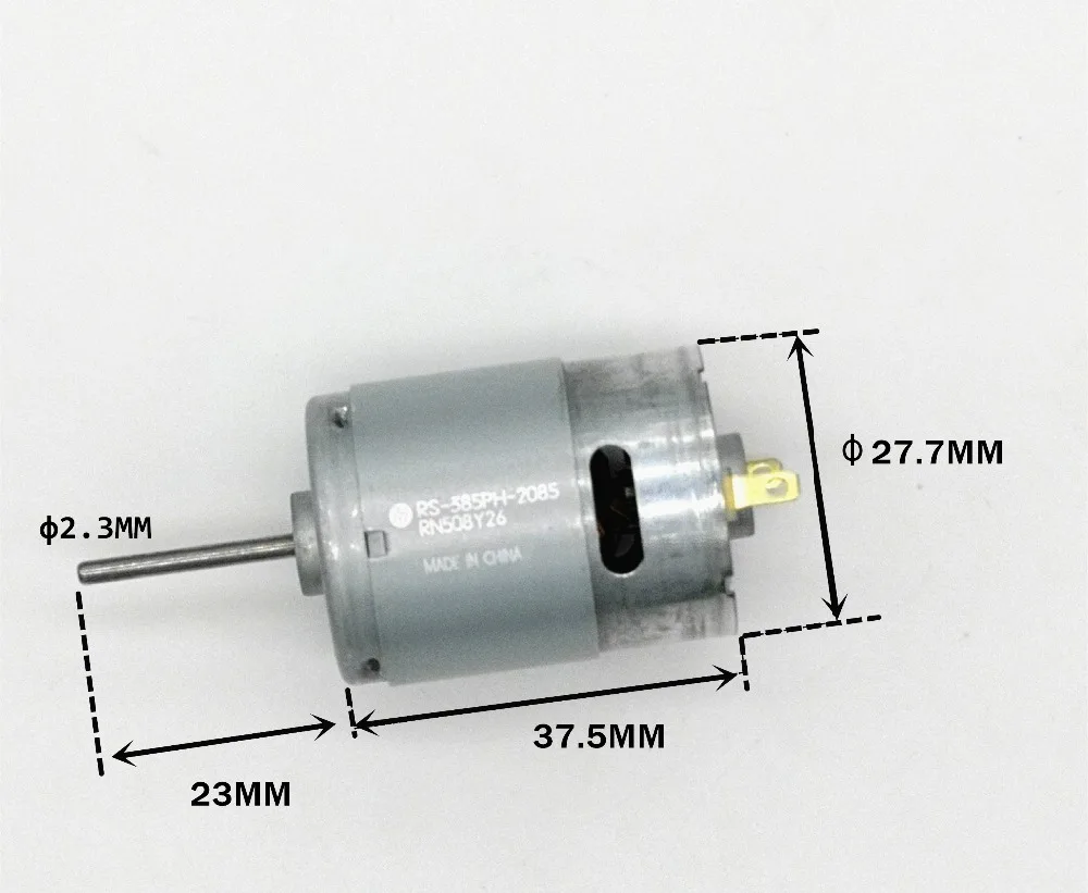 Сильный! RS-385PH-2085 DC24V 18500 об/мин высококачественный двигатель! 385 двигатель постоянного тока