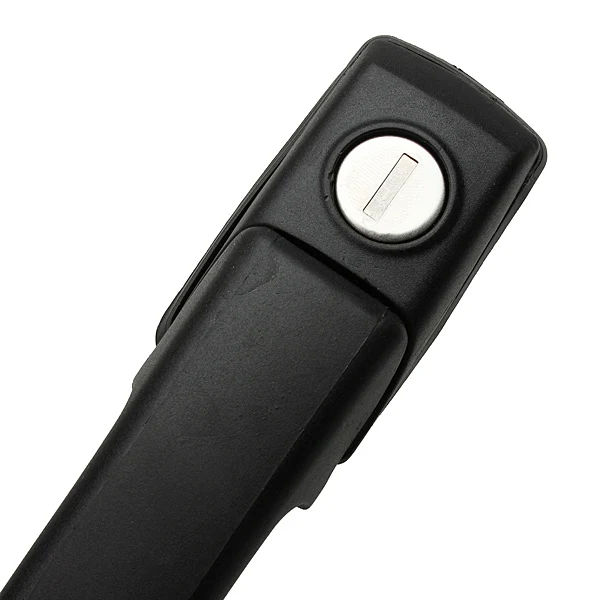 Автомобильная Черная передняя дверная ручка + ключ замка для VW Golf Mk3 Vento III W073