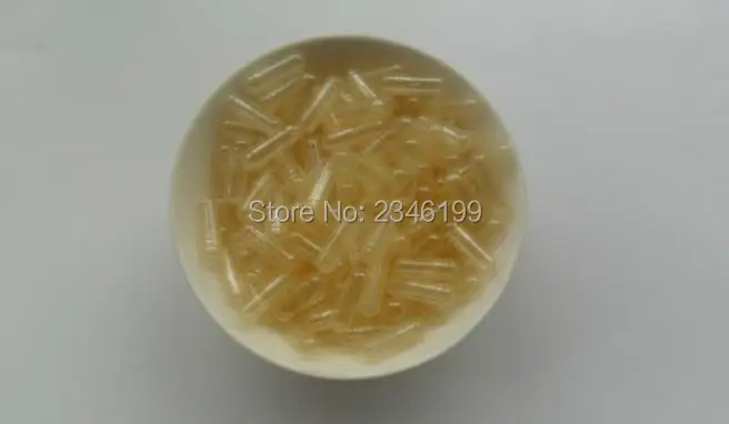 1000 шт./лот полностью прозрачные пустые капсульные корпуса многоразовая