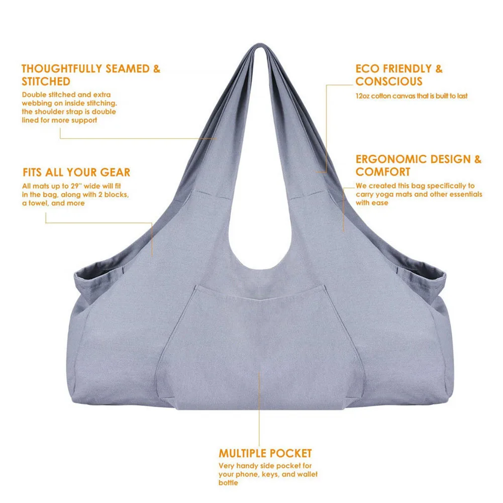 Молния аксессуары для транспортировки Спорт большой емкости сумка Йога-коврика