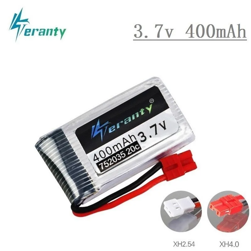 3 7 V 400mah Lipo батарея для SYMA X15 X5A 1 X15C X15W H31 X4 H107 KY101 E33C E33 U816A V252 H6C RC Quadcopter запасные части