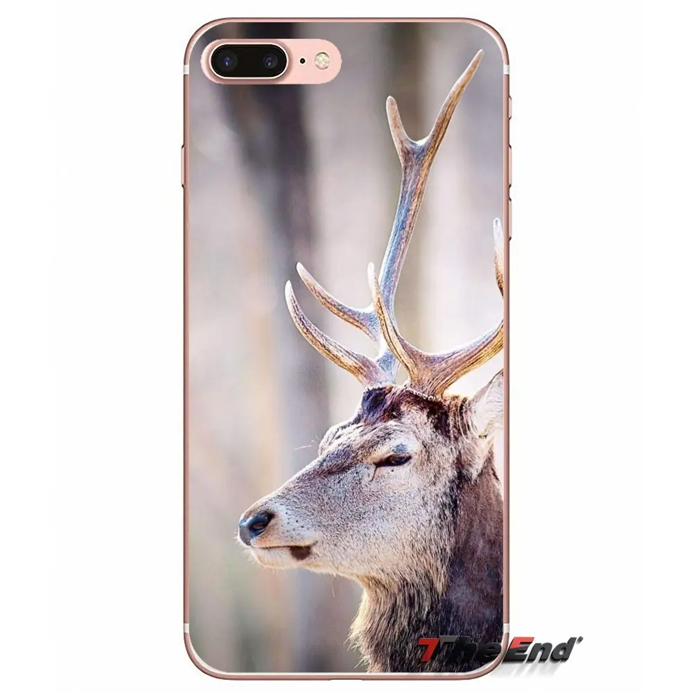 Аксессуары чехлы для телефонов iPhone X 4 4S 5 5S 5C SE 6 6S 7 8 Plus Samsung Galaxy J1 J3 J5 J7 A3 A5 2016 2017 Deer