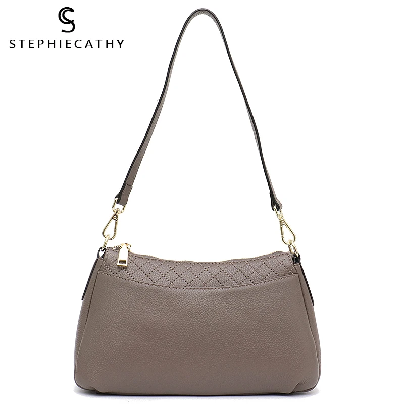 Женская сумка мессенджер SC из натуральной кожи в форме багета|Сумки с ручками| |