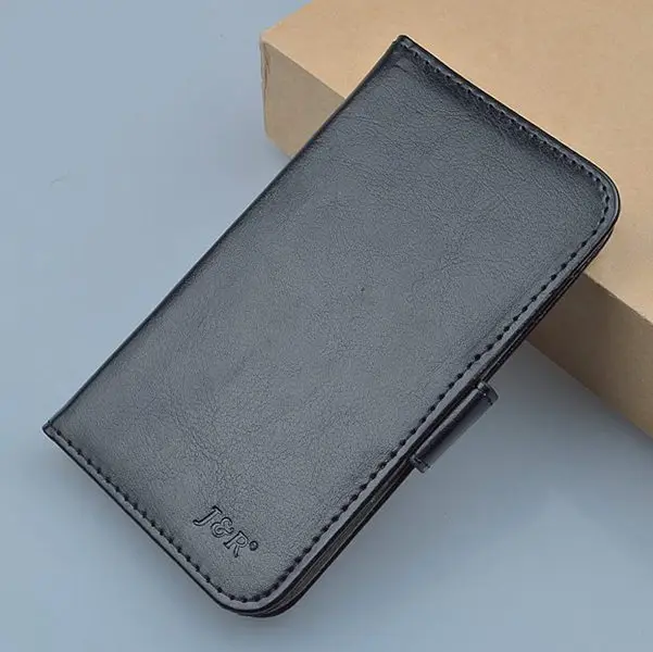 J & R брендовый Роскошный кожаный чехол-бумажник с откидной крышкой для Alcatel One Touch