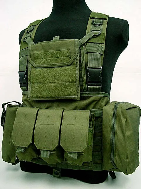 Штурмовой жилет USMC MOD Molle Цифровой Камуфляжный для переноски полевых
