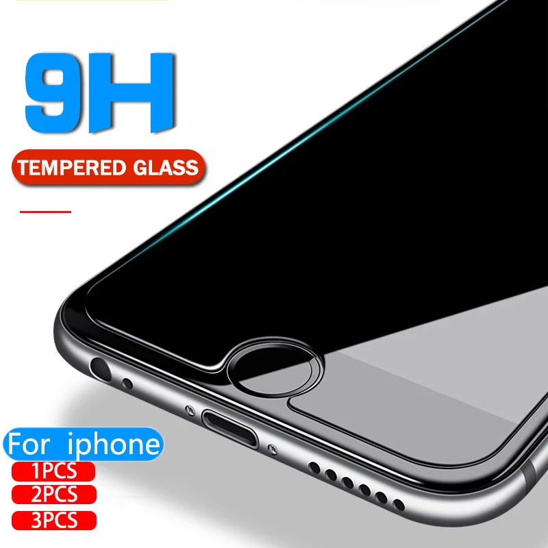 Защита экрана для iPhone X 8 6 6 S 7 стекло 8 plus прозрачное закаленное стекло для iPhone XS Max XR 6 7 plus 5 S 5 SE