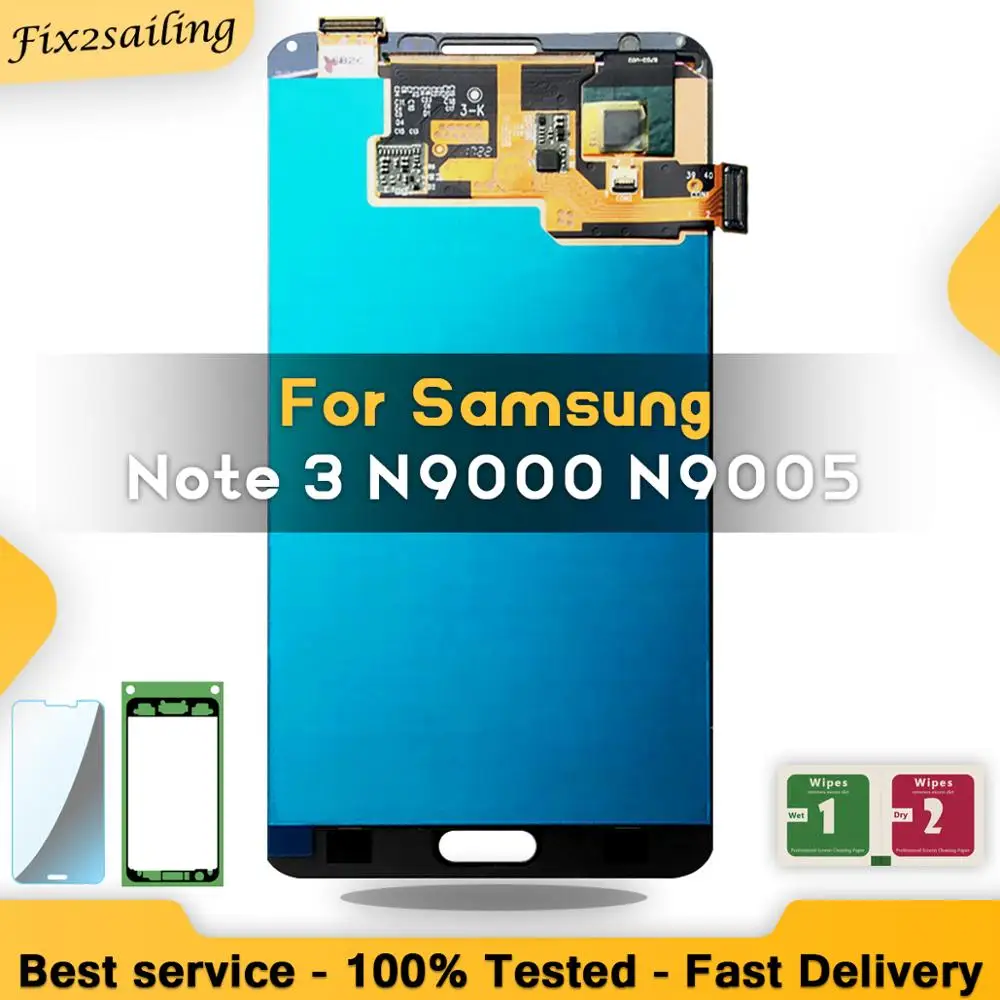 New Super AMOLED LCD Display 100% Tested Working Touch Screen Assembly For Samsung Galaxy Note 3 N9000 N9005 N9006 N900K N900T | Мобильные