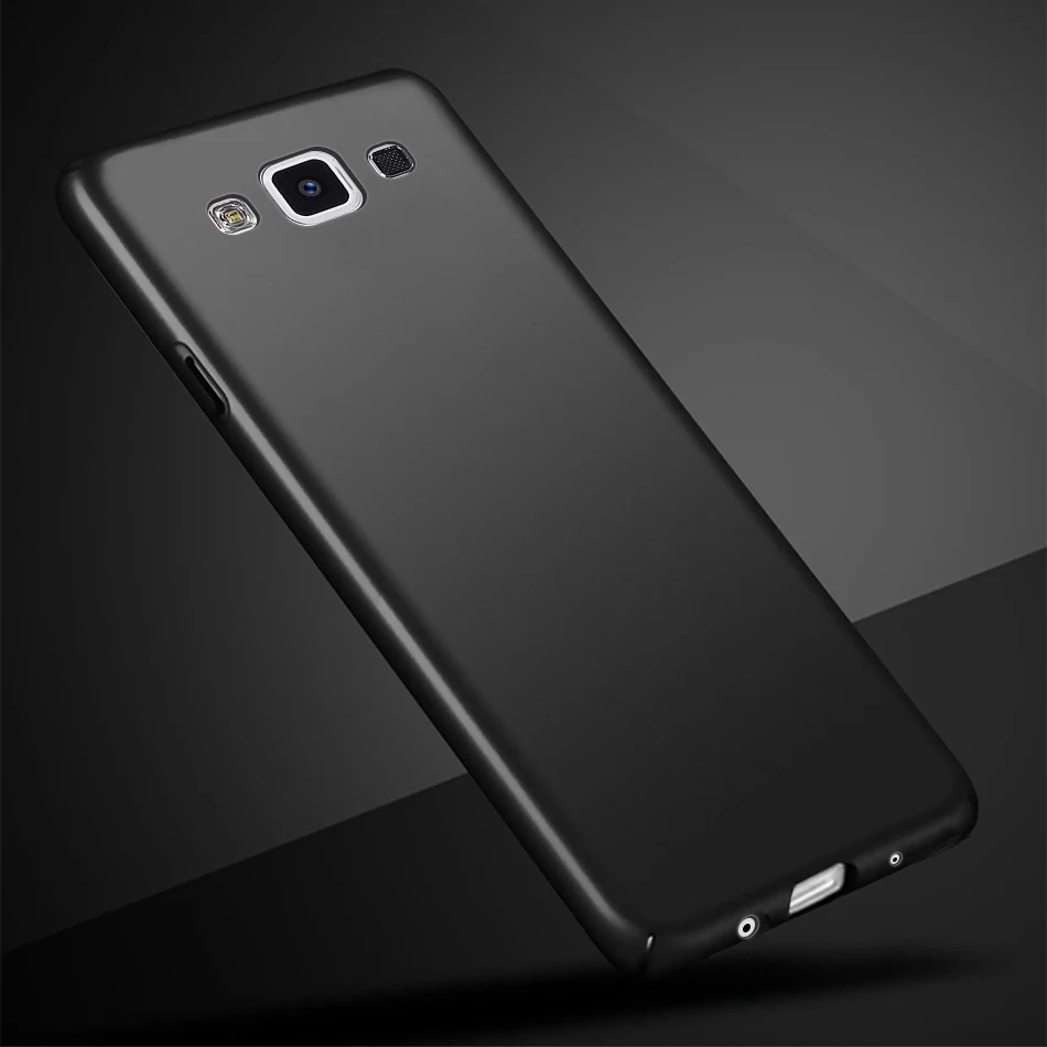 Чехол для Samsung Galaxy A5 2015 черный чехол жесткий пластиковый тонкий A500 A500H A500F задняя