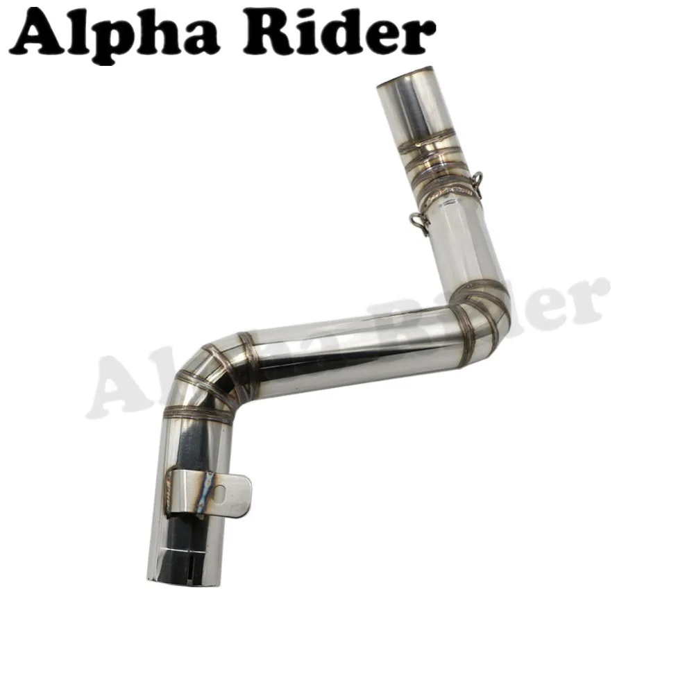 Мотоцикл Нержавеющая сталь слипоны выхлопной глушитель трубы средней Mid