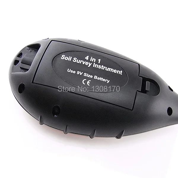 Цифровой 4 в 1 измеритель влажности и освещенности почвы тестер температуры