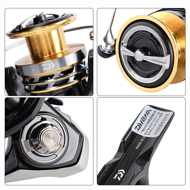 Рыболовная катушка DAIWA EXCELER LT для спиннинга 1000/2000/3000/4000/5000/6000 5 3: 1 carretilha de pesca макс.