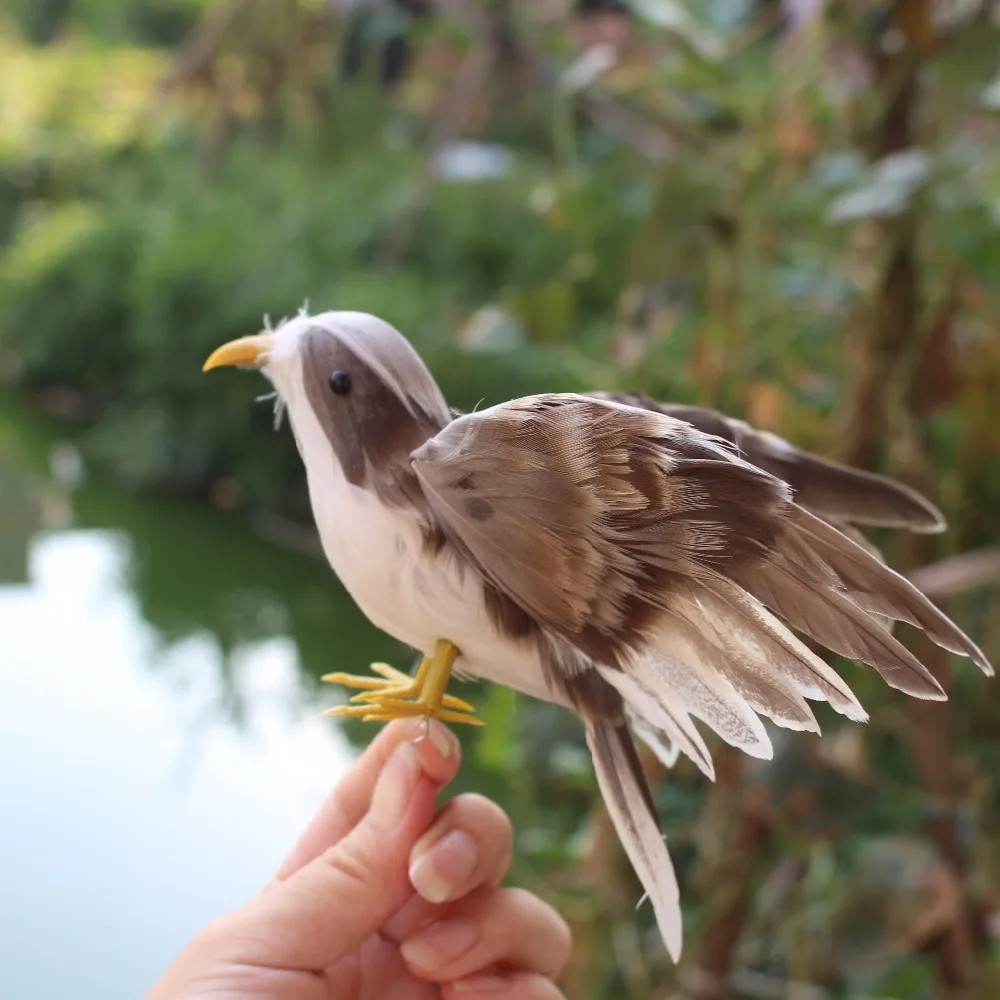 15 Стиль Маленькие искусственные Декор для дома птица двор Садовые